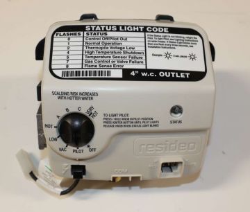 A.O. Smith 100262938 NG Natural Gas Control Valve