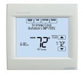 Honeywell TH8110R1008 1 Hot 1 Cold Programmable Touchscreen Thermostat