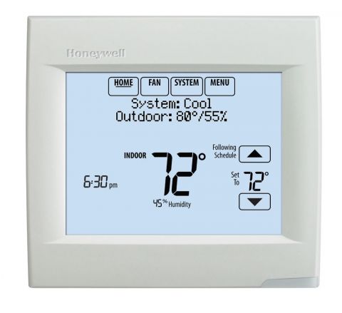 Honeywell TH8110R1008 1 Hot 1 Cold Programmable Touchscreen Thermostat