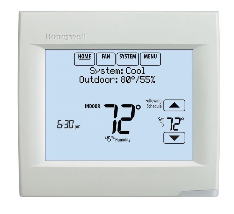 Honeywell TH8110R1008 1 Hot 1 Cold Programmable Touchscreen Thermostat