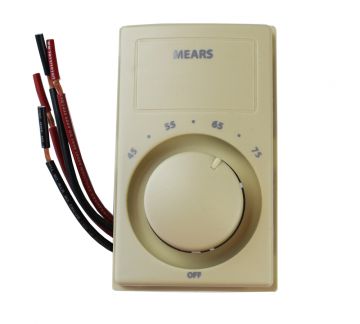 M602I Double Pole Wall Thermostat Ivory