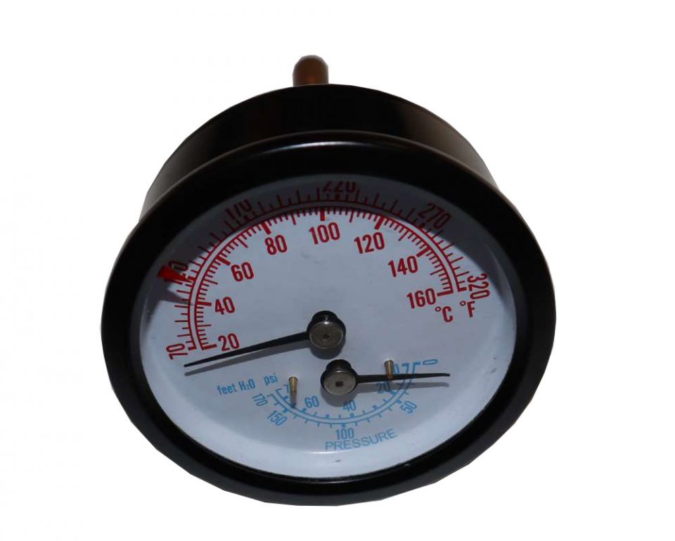Utica 1260006 Temperature and Pressure Gauge